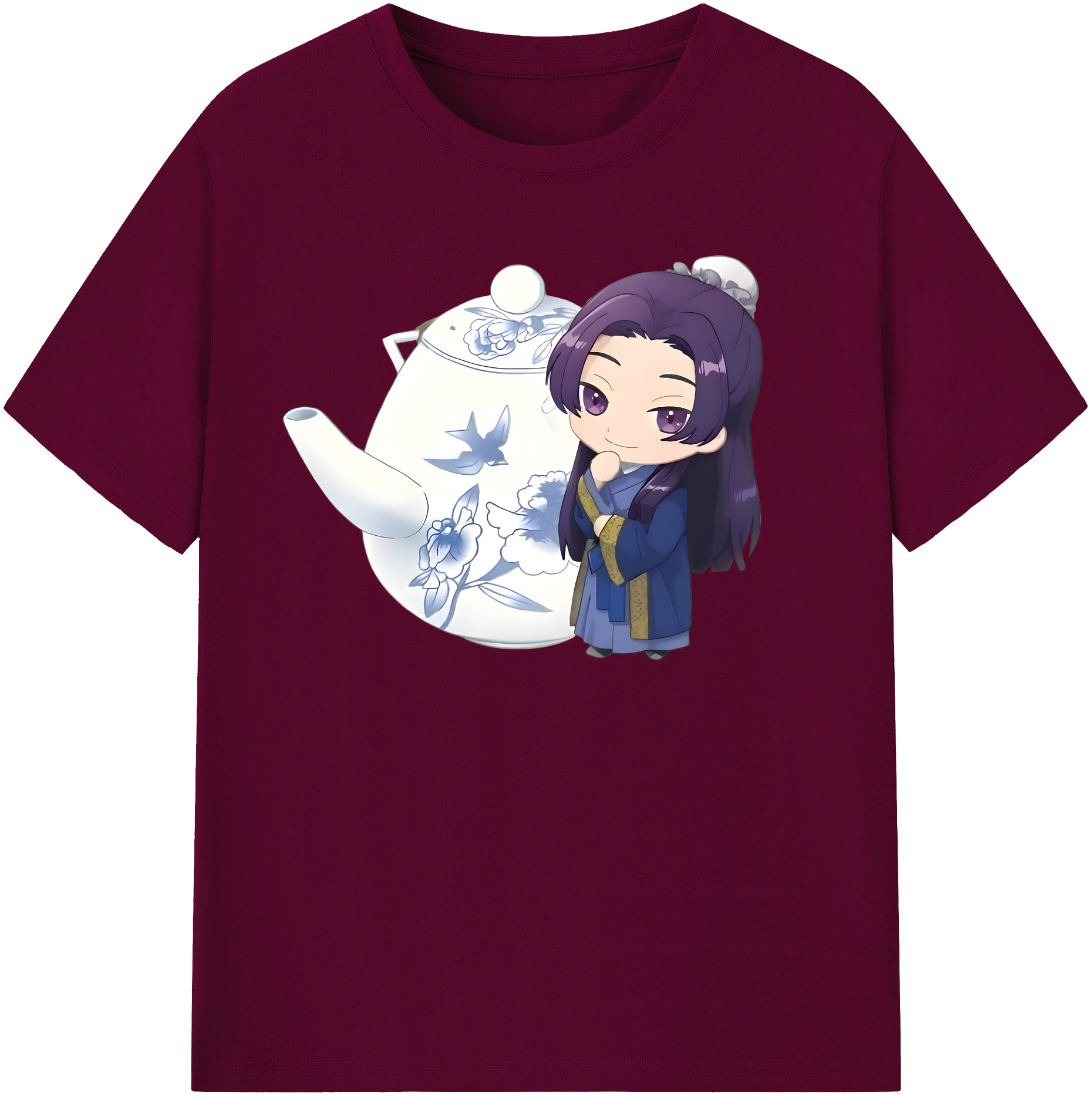 （画像用） 薬屋のひとりごと The Apothecary Diaries レディースカジュアルプリントTシャツ（綿100％）